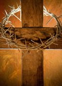 cross with a crown of thorns