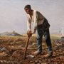 detail from The Man with the Hoe by Jean-Francois Millet